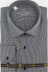 Магазин одежды для высоких людей – Рубашка Ricardo Slim Long в микроклетку, чёрный