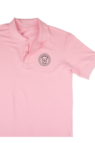 Магазин одежды для высоких людей – Поло S&T slim fit, розовый