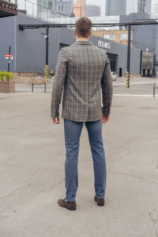 Магазин одежды для высоких людей – Летний пиджак Taller, серый