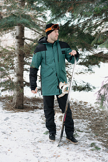 Магазин одежды для высоких людей – Одежда для зимнего спорта - куртка зимняя для сноуборда taller innsbruck, зеленый