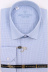 Магазин одежды для высоких людей – Рубашка Ricardo Slim Long мелкая клетка, нежно-голубой