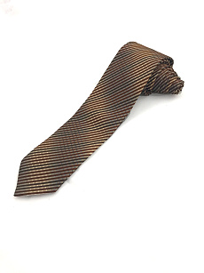 Магазин одежды для высоких людей – Аксессуары - галстук ricardo классический в тонкую полоску, коричневый