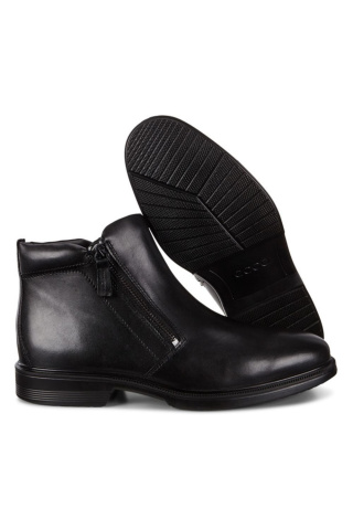 Магазин одежды для высоких людей – Зимние ботинки Ecco утеплённые, чёрный