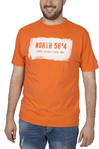 Магазин одежды для высоких людей – Футболка North 56.4, оранжевая