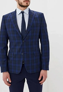 Магазин одежды для высоких людей – Пиджаки - пиджак мужской diboni, синий в клетку