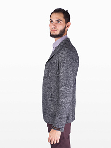 Магазин одежды для высоких людей – Пиджаки - пиджак diboni, приталенный, серый-меланж