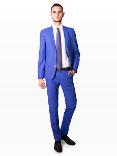 Магазин одежды для высоких людей – Брюки классические - брюки diboni классические slim, лазурно-синий