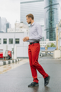 Магазин одежды для высоких людей – Брюки CASUAL - брюки-casual taller liverpool lite, бордовый