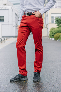 Магазин одежды для высоких людей – Брюки CASUAL - брюки-casual taller liverpool lite, бордовый